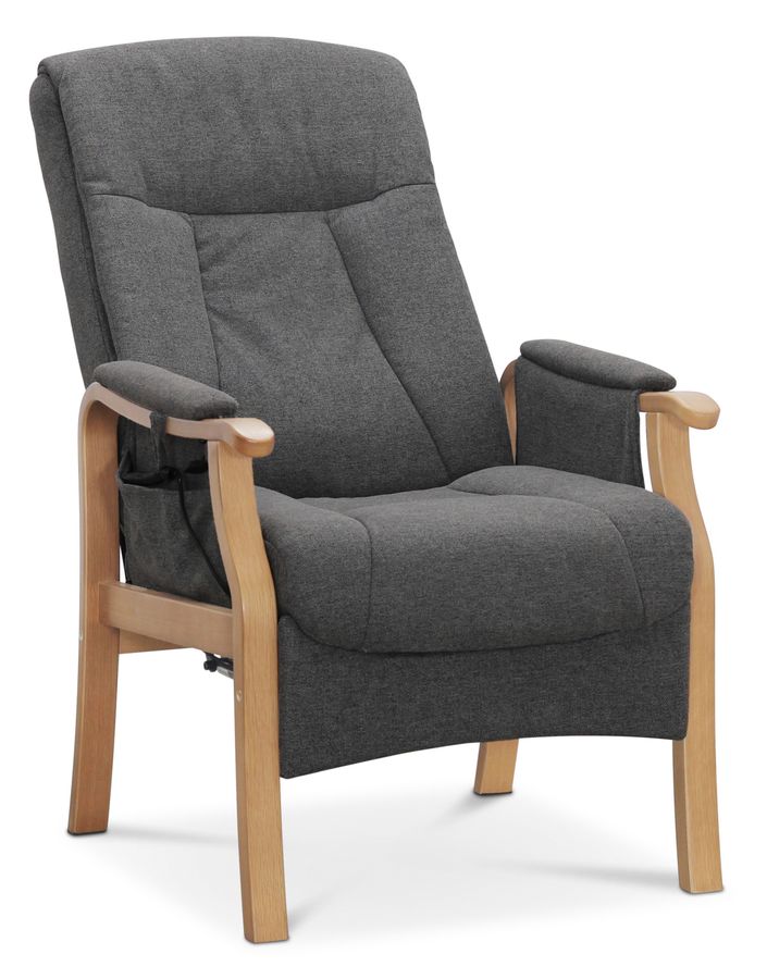 Rune Fåtölj med fotpall view 6