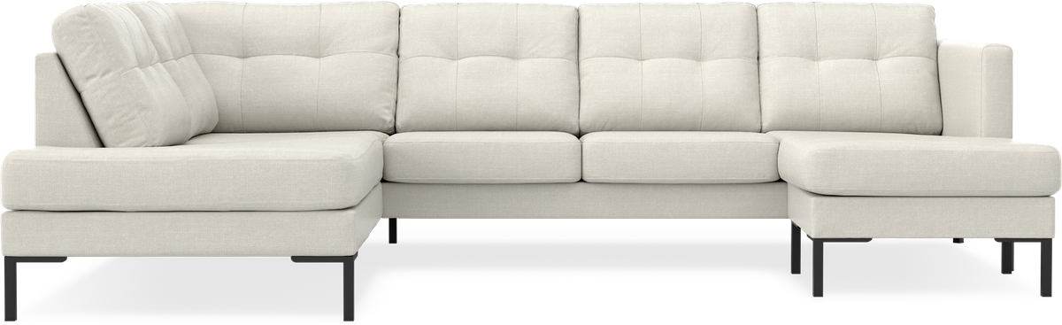 Rio 3-sits soffa med divan vänster och schäslong höger