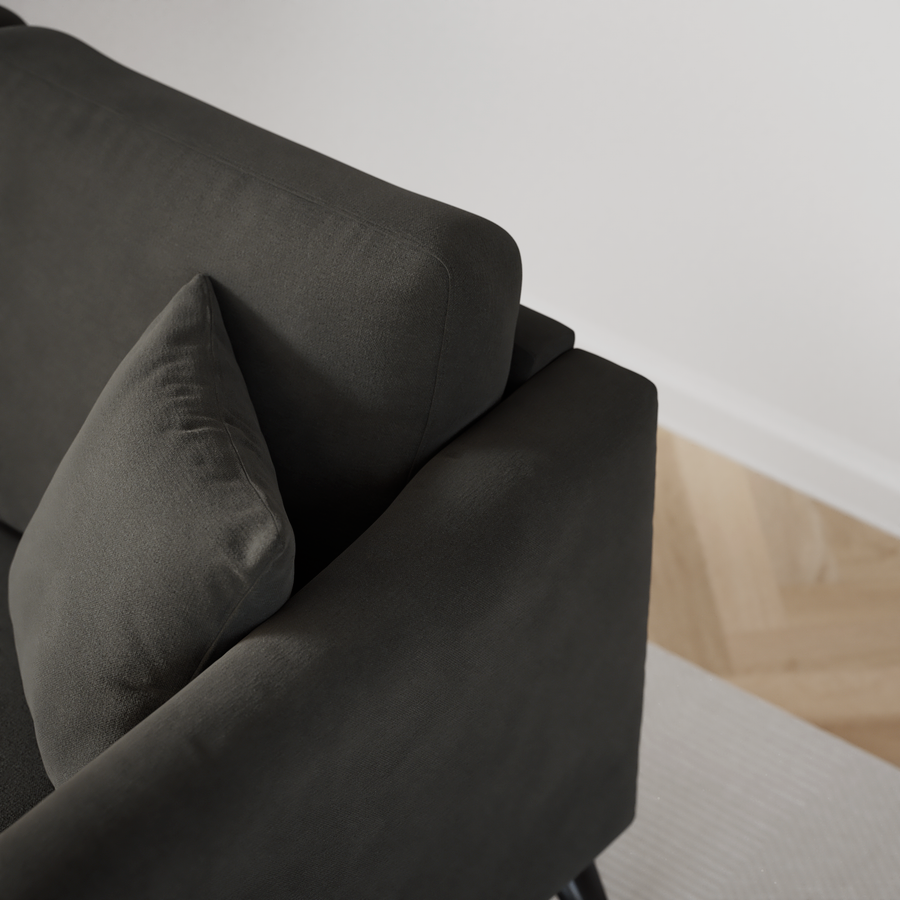 Eden 2-sits soffa view 6