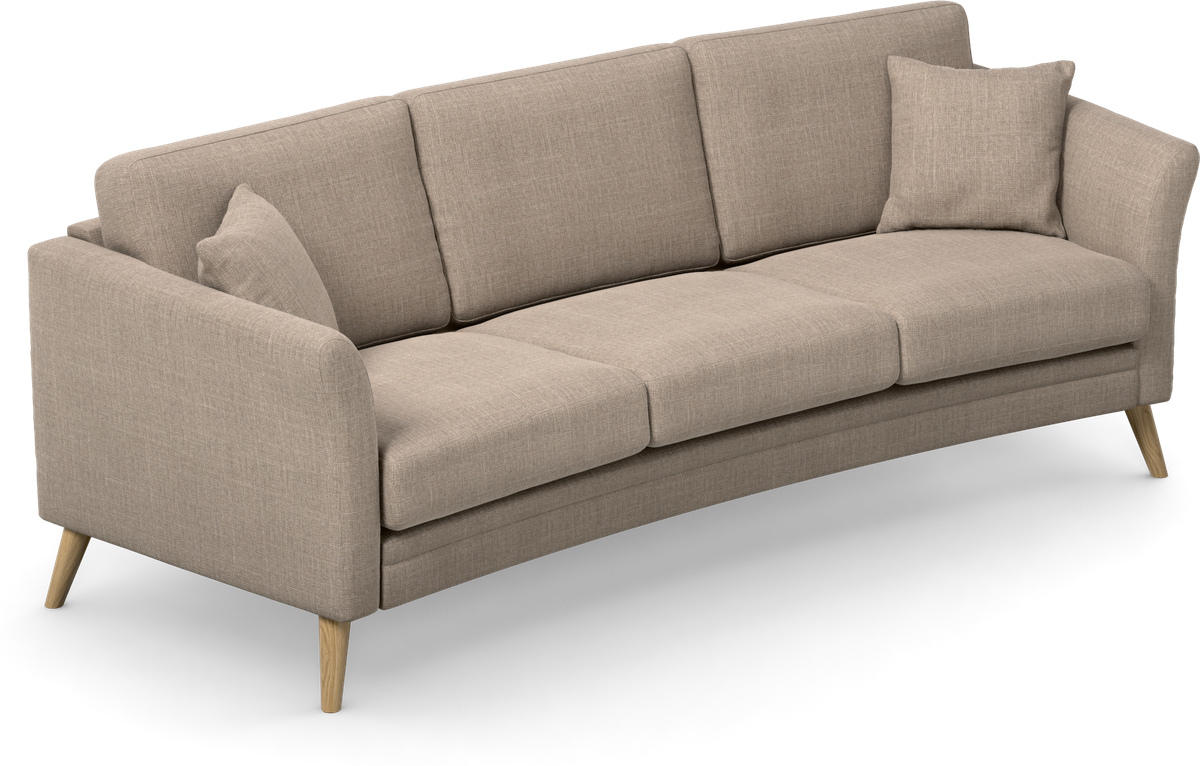 Eden 3-sits soffa svängd view 2