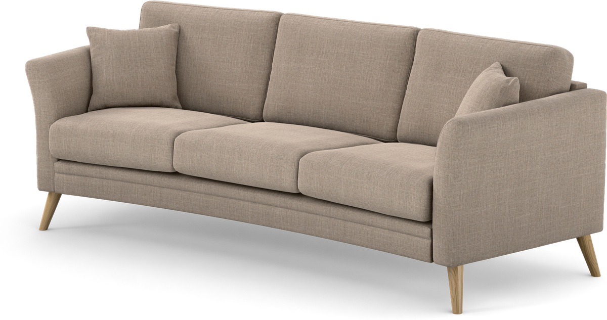 Eden 3-sits soffa svängd view 3