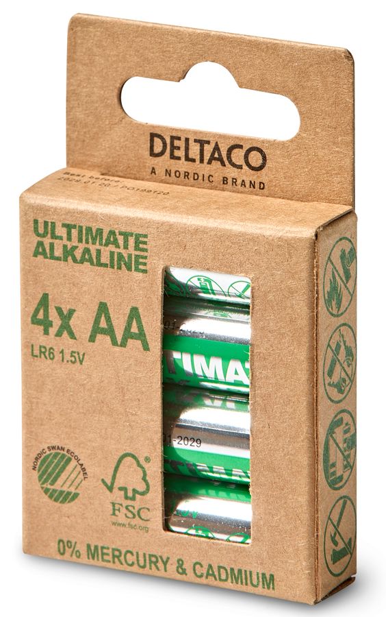 Deltaco Ultimate Alkaline Batteri view 2