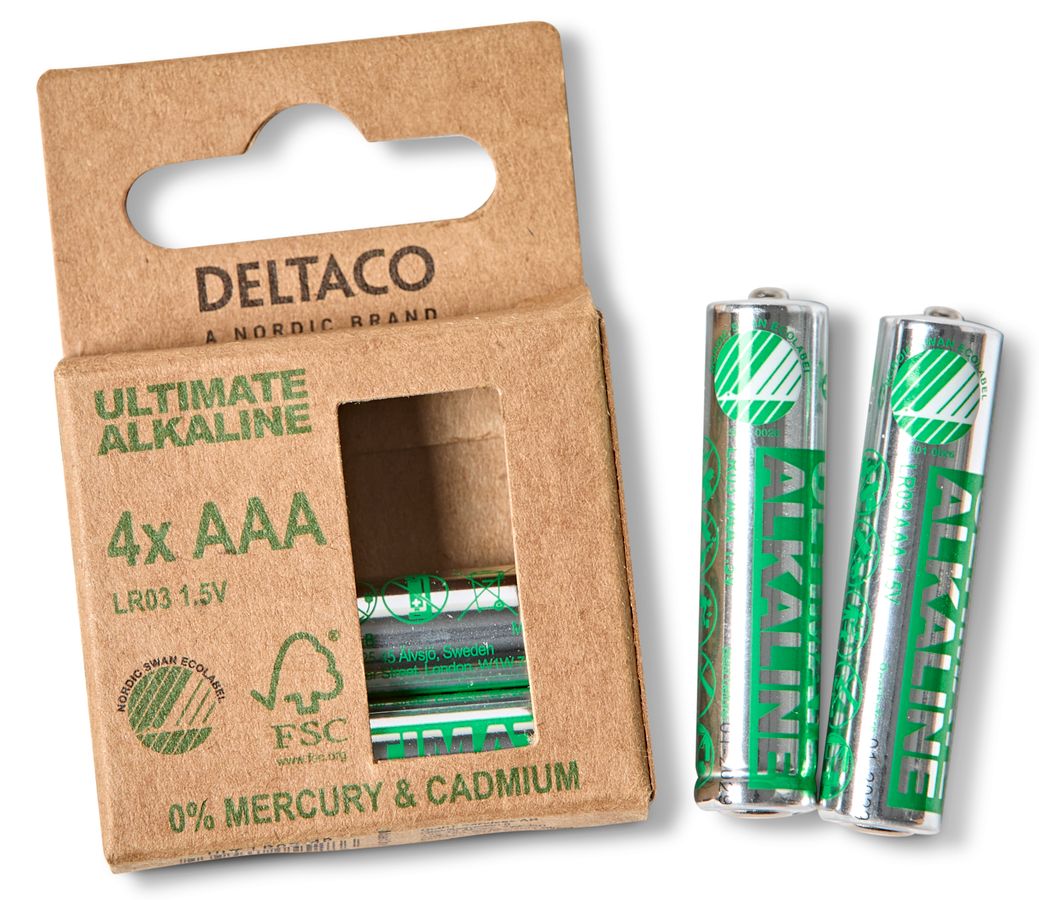 Deltaco Ultimate Alkaline Batteri