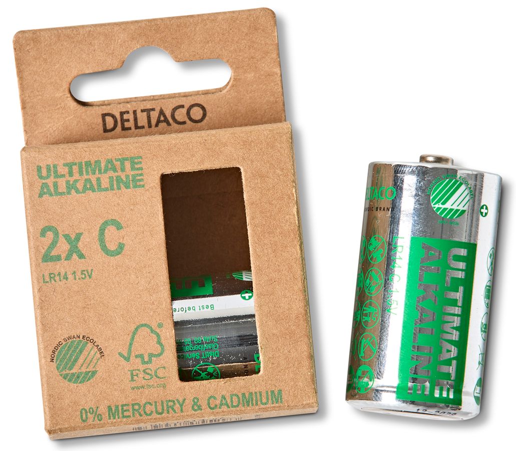 Deltaco Ultimate Alkaline Batteri