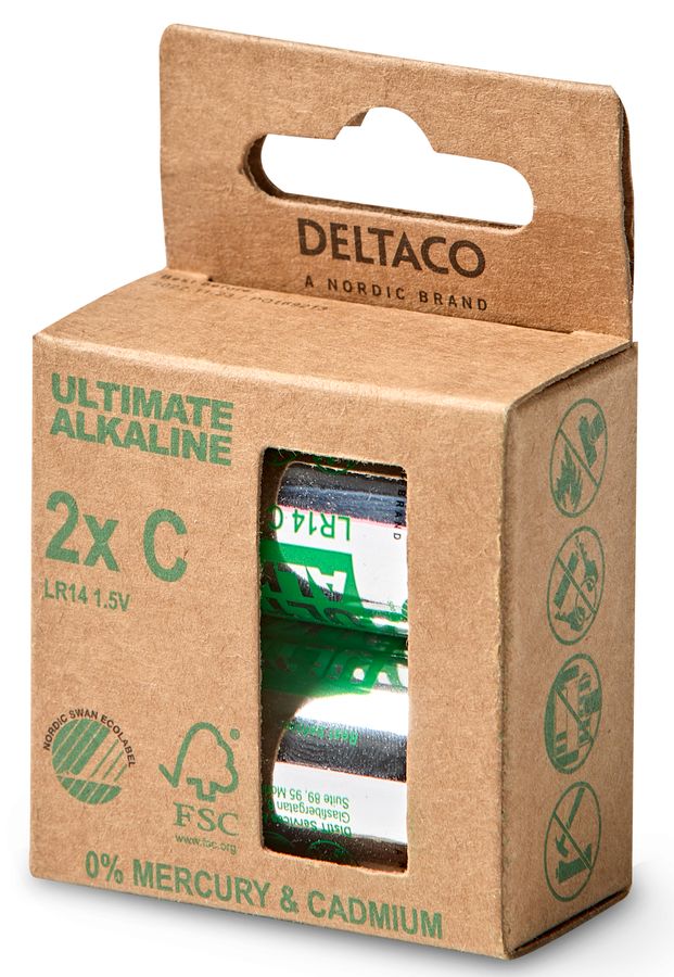 Deltaco Ultimate Alkaline Batteri view 2