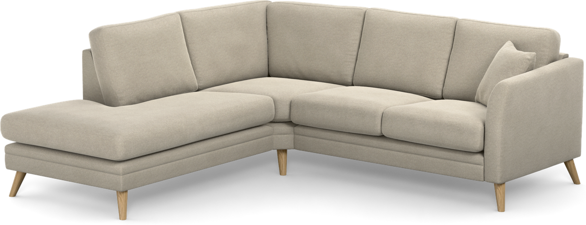 Eden 2-sits soffa med divan view 3