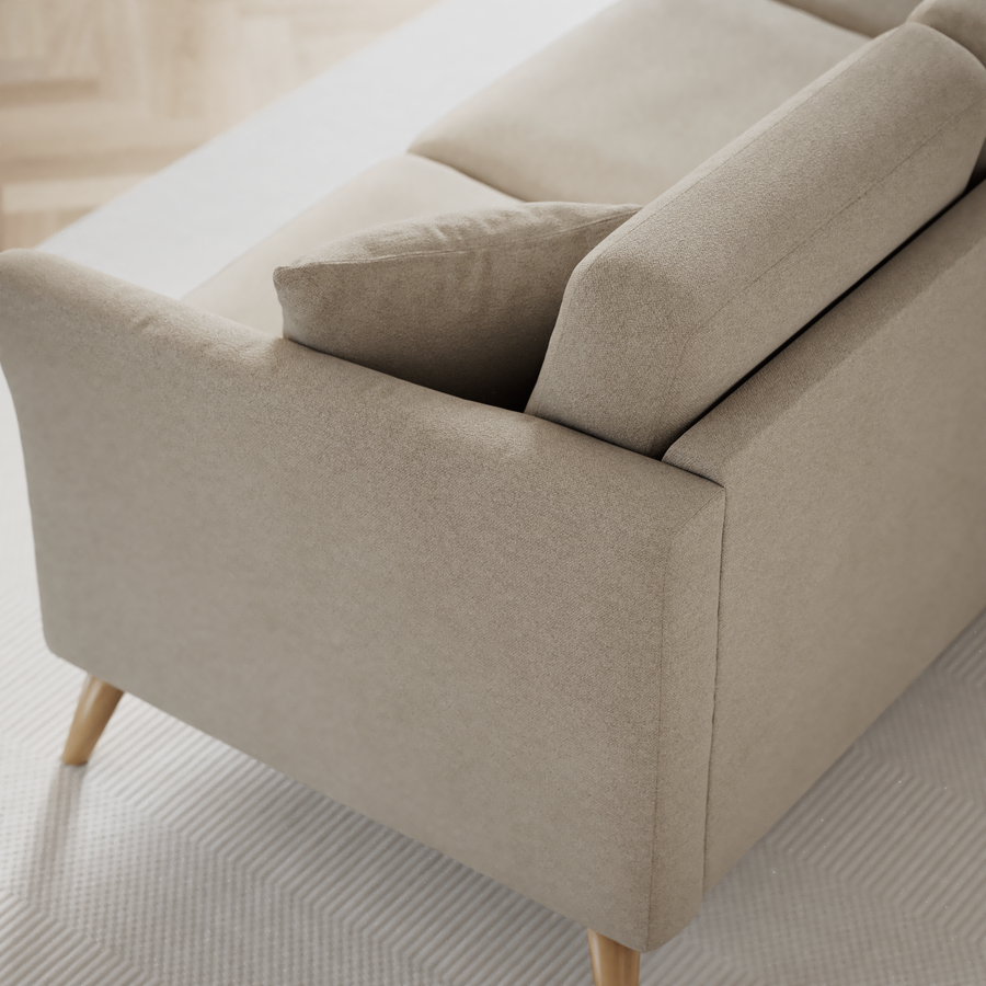 Eden 2-sits soffa med divan view 8