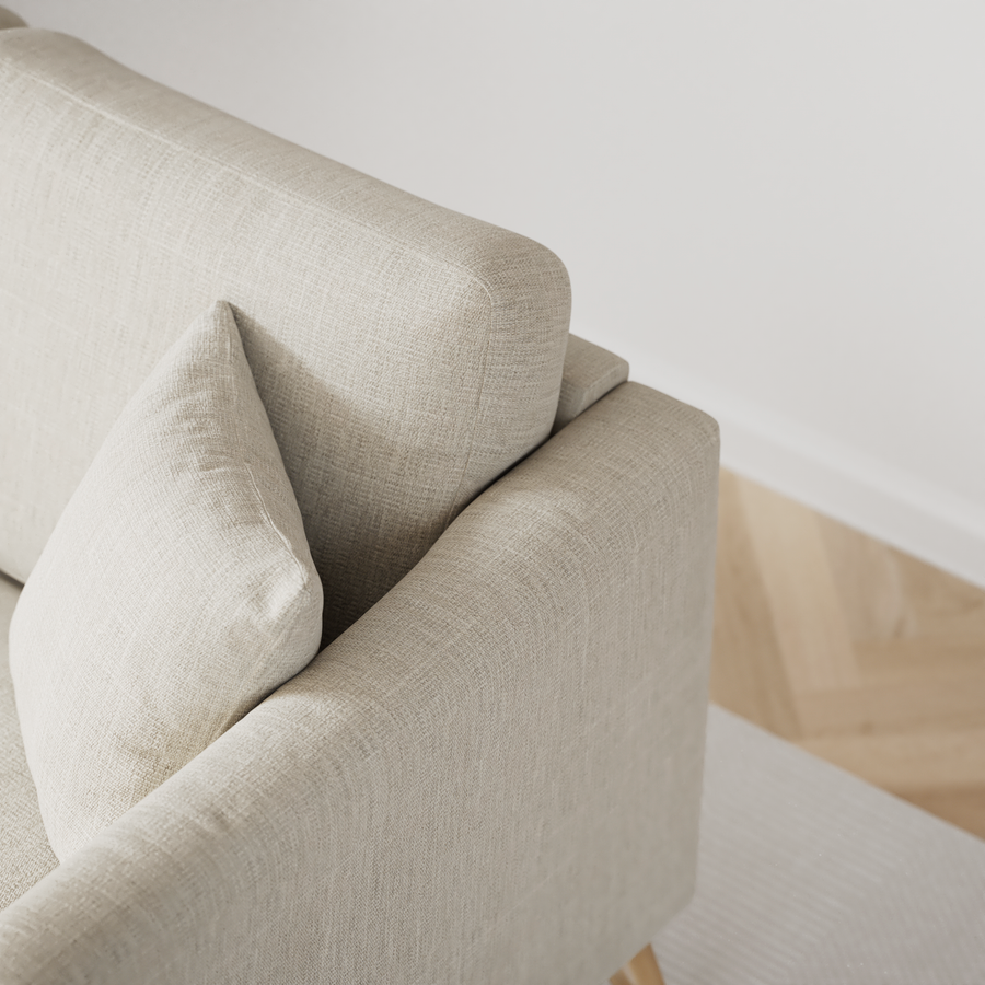 Eden 3-sits soffa med divan view 6