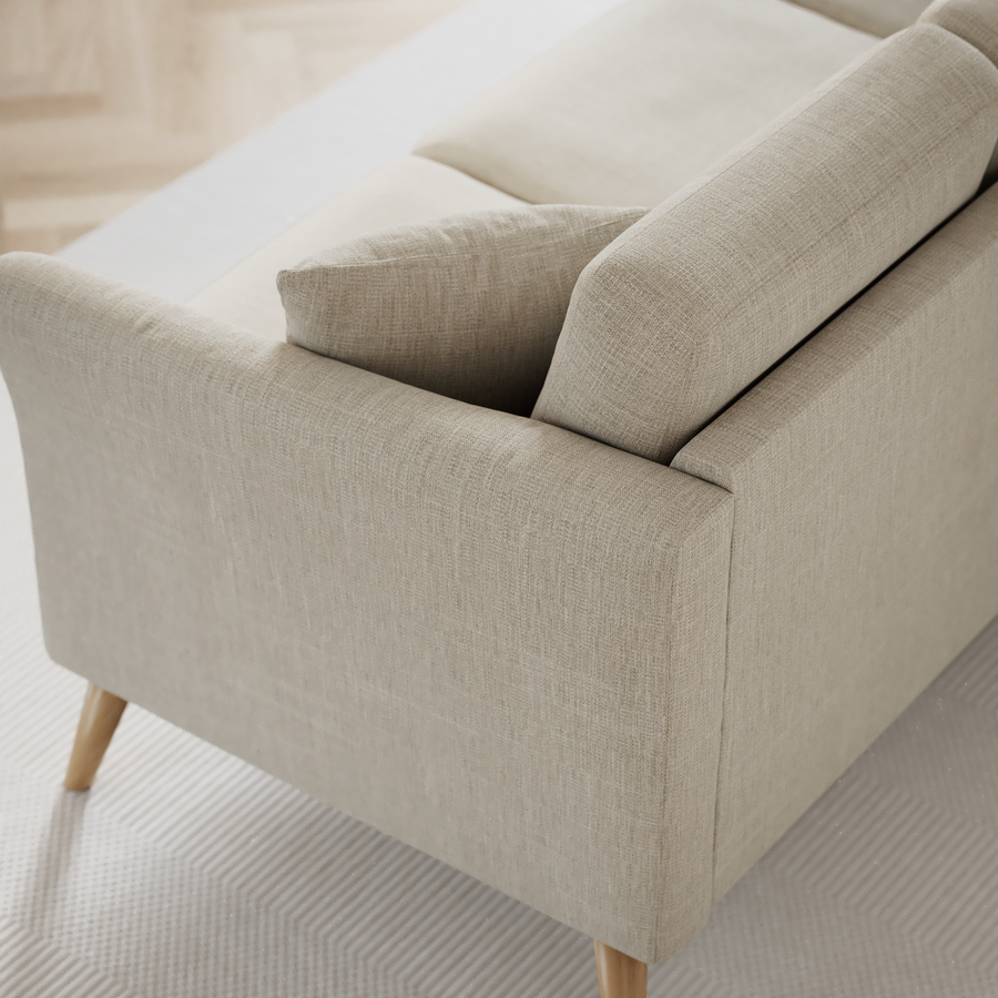 Eden 3-sits soffa med divan view 8