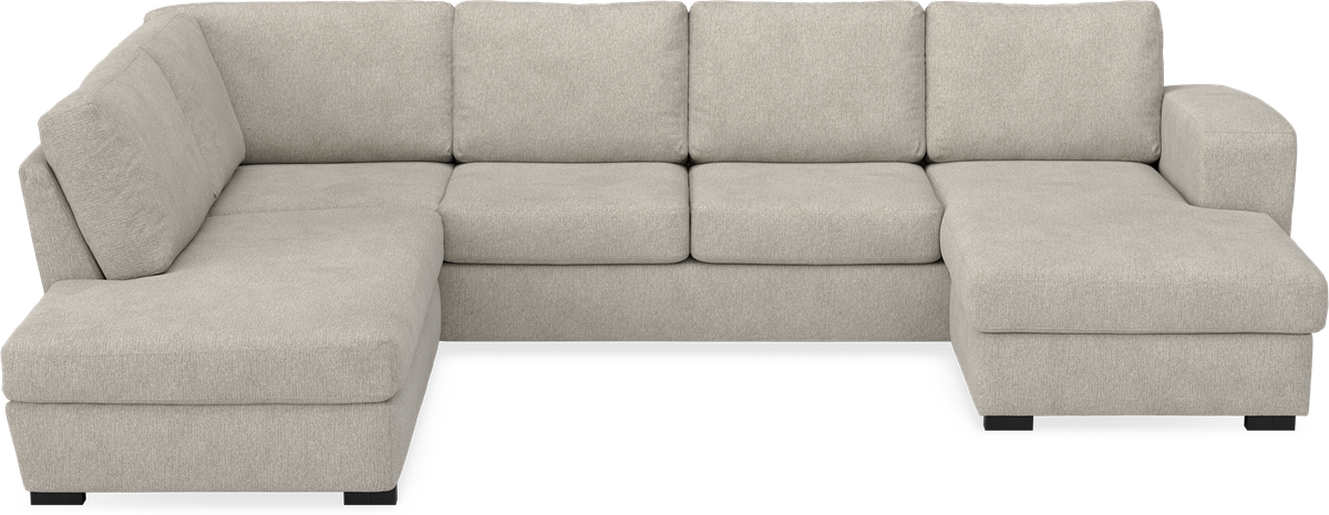 Friday 3-sits soffa med divan vänster och schäslong höger view 2