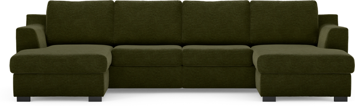 Friday 2-sits soffa med två schäslonger