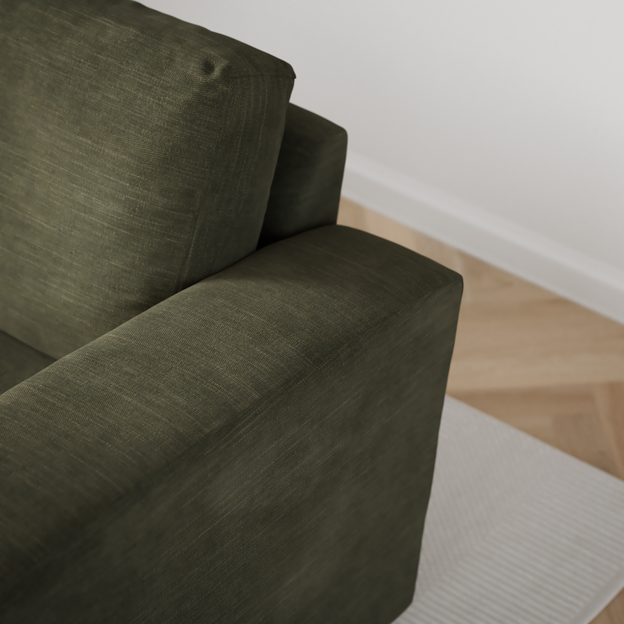 Friday 3-sits soffa med schäslong höger view 6