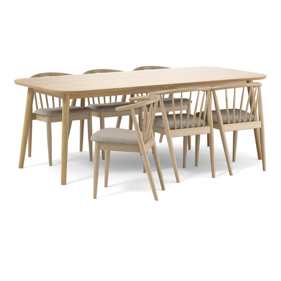 Sixten Matgrupp med 6 stolar Sixten