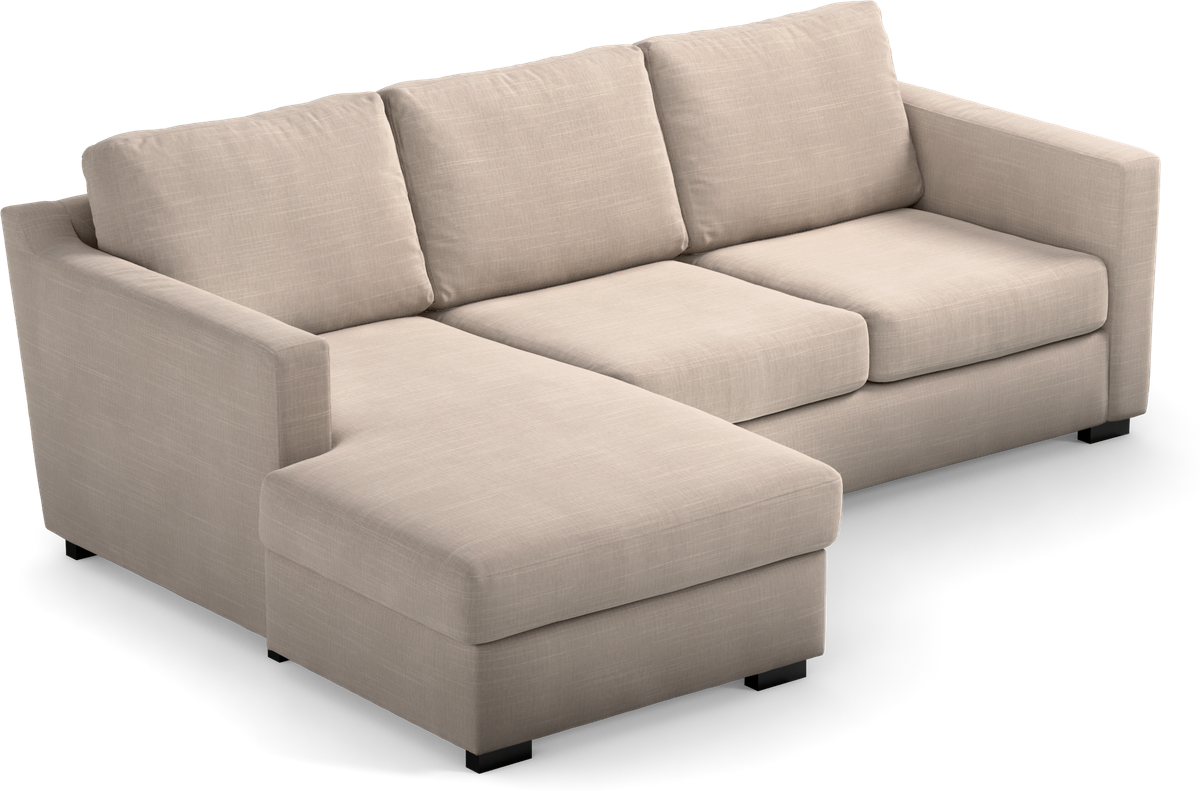 Friday 3-sits soffa med schäslong vänster view 2