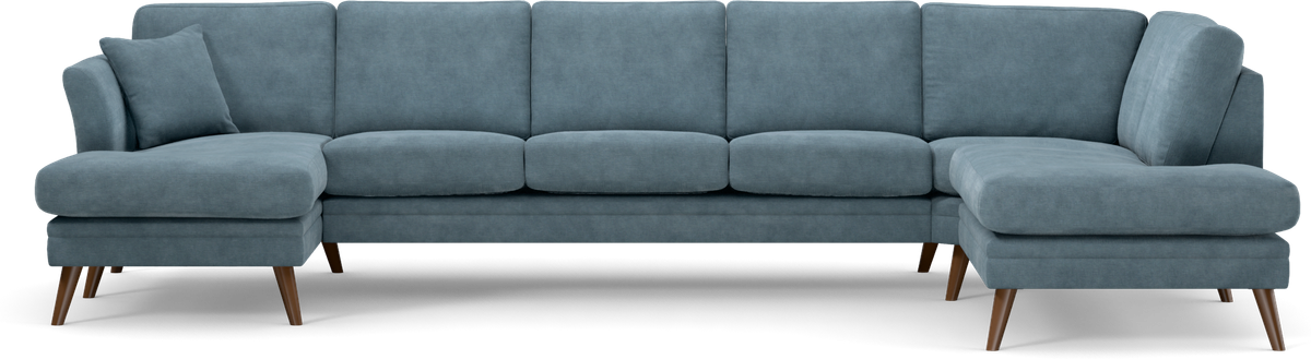 Eden 3-sits soffa med schäslong vänster och divan höger