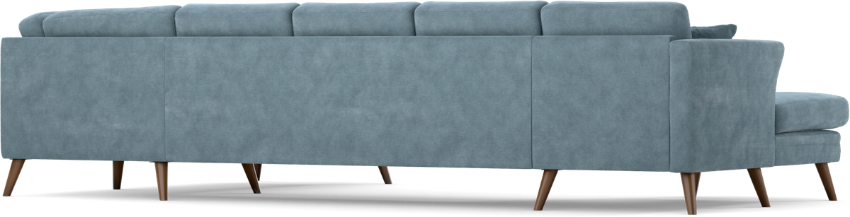 Eden 3-sits soffa med schäslong vänster och divan höger view 4