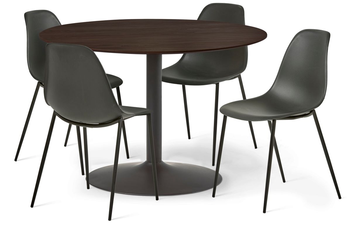 Plaine Matgrupp med 4 stolar Tico