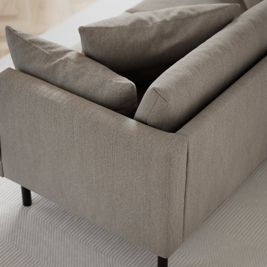 Harper 4-sits med schäslong XL höger view 8