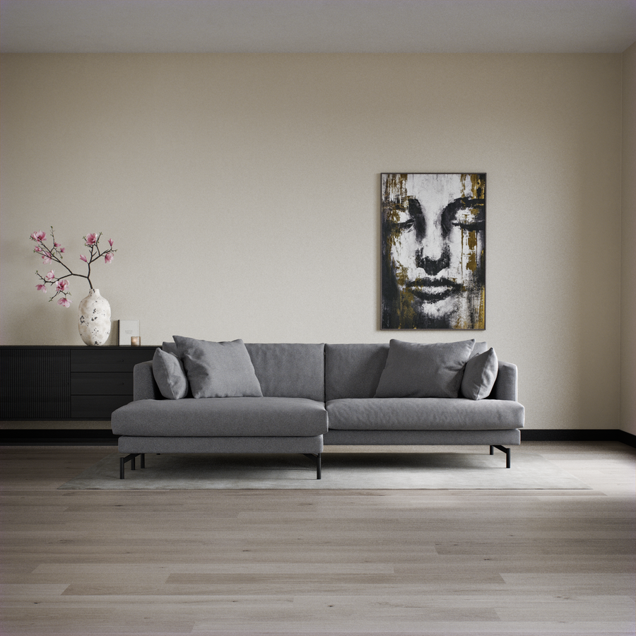 Harper 4-sits med schäslong XL vänster view 5