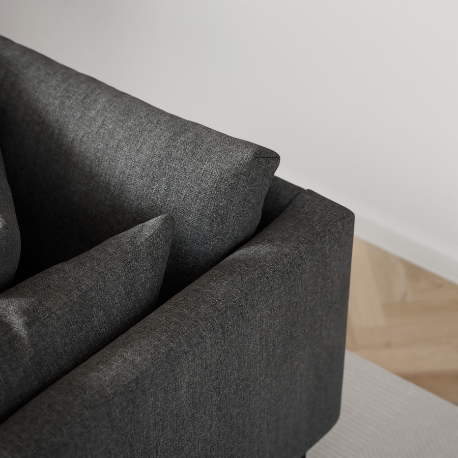 Harper 4-sits med schäslong XL vänster view 7