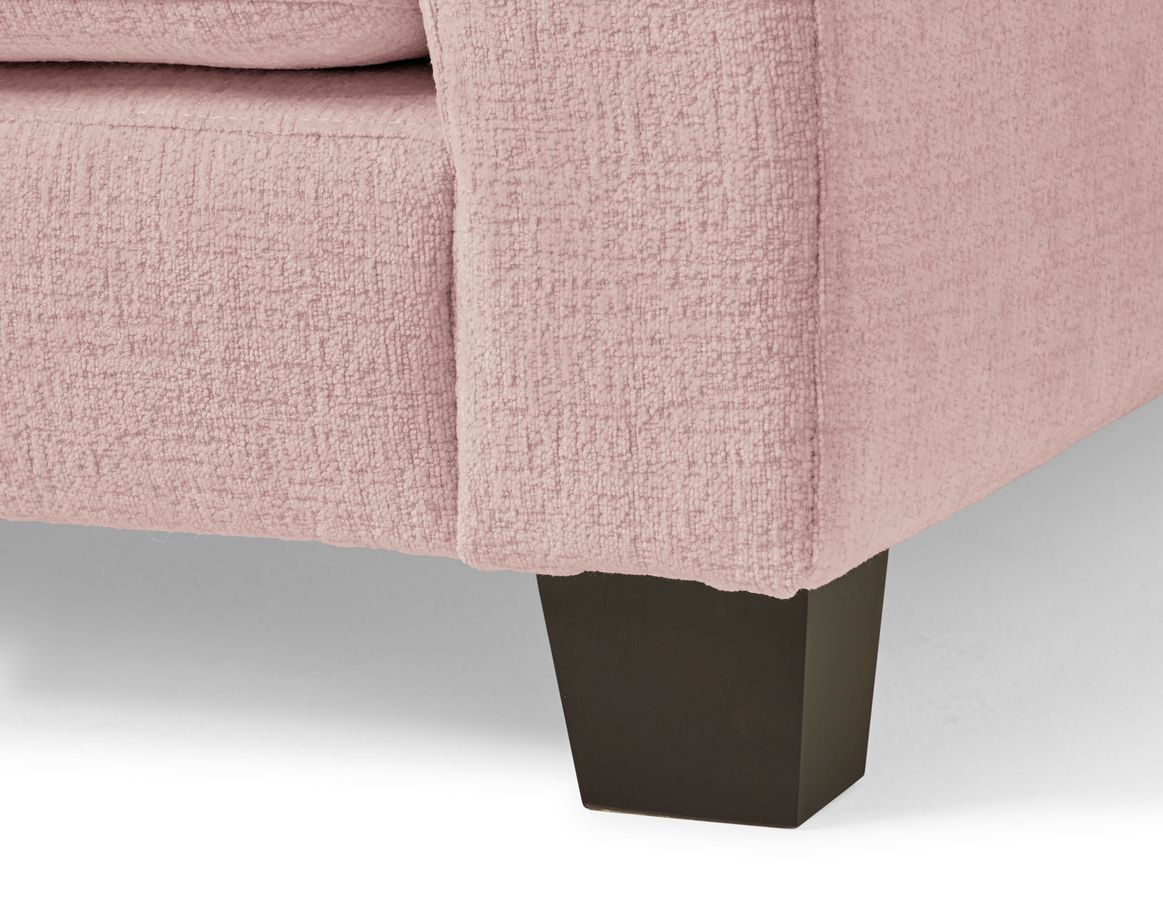 Beverly 3-sits soffa med rund divan vänster view 2