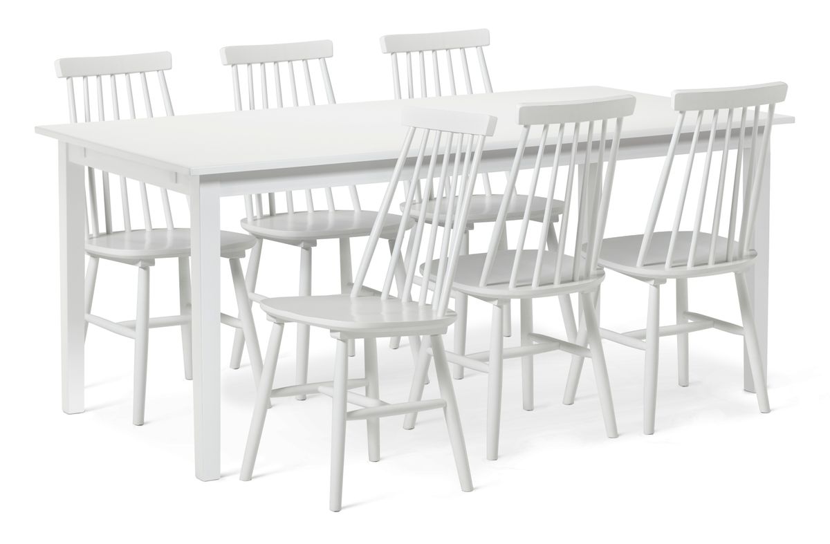 Ingrid Matgrupp med 6 stolar Einar