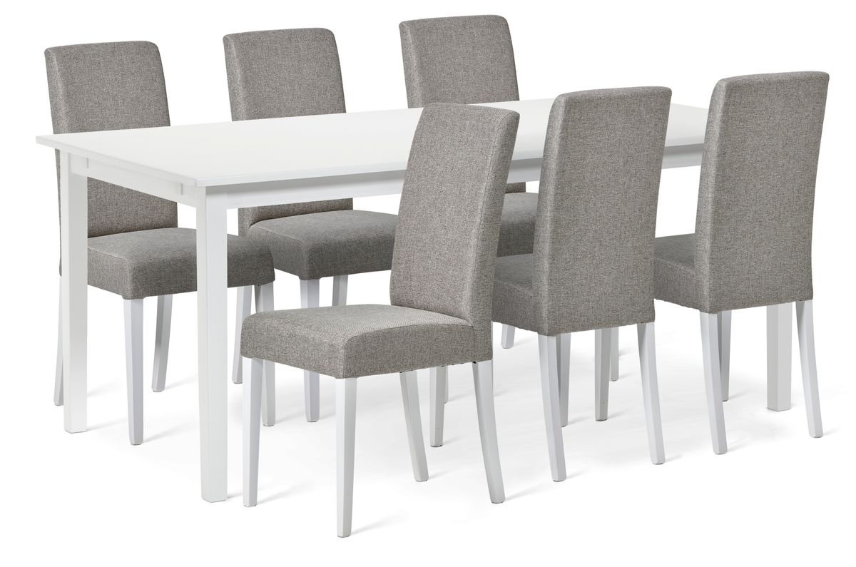 Ingrid Matgrupp med 6 stolar Ekenäs