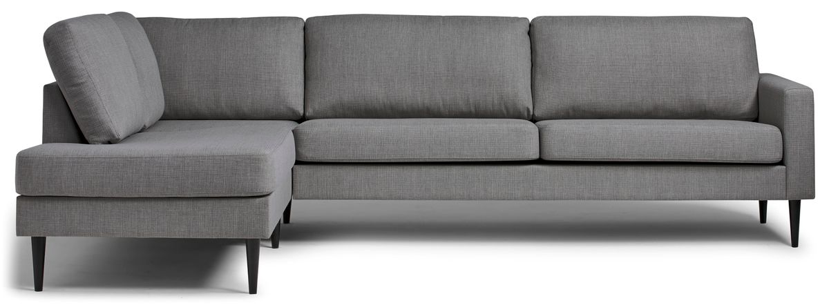 Dakota 3-sits soffa med divan vänster