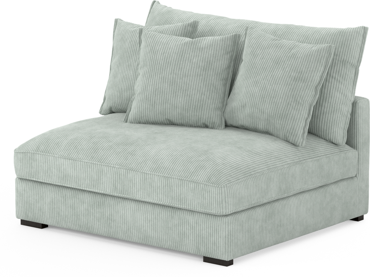 Rossi 2-sits utan armstöd view 3