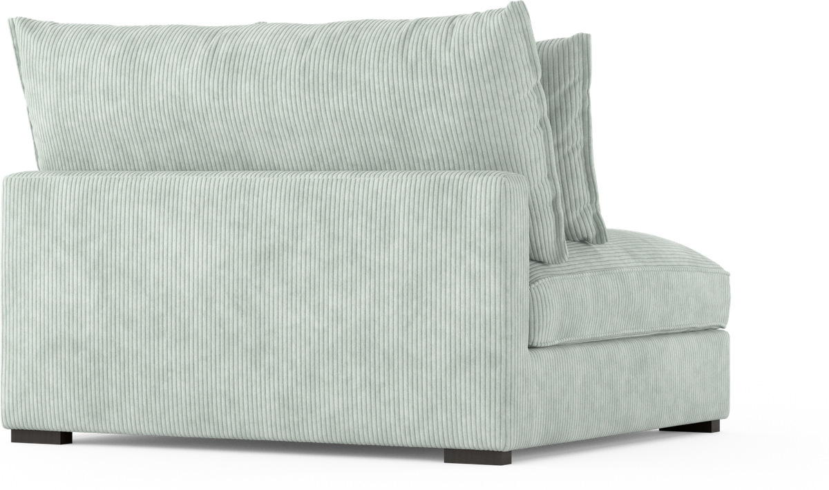 Rossi 2-sits utan armstöd view 4