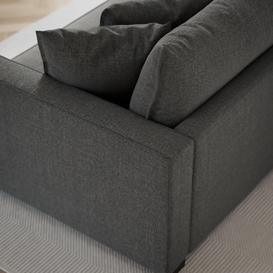 Rossi 2-sits med armstöd höger view 9