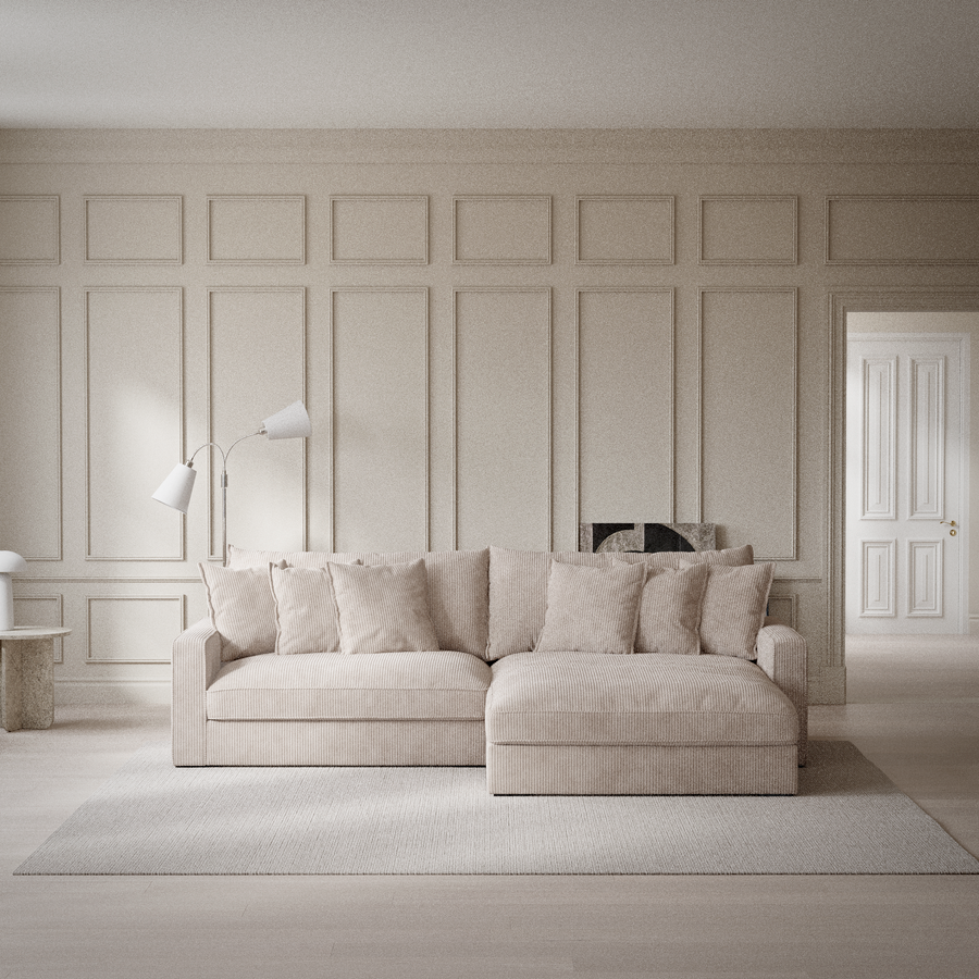 Rossi 2-sits soffa med schäslong XL höger view 5