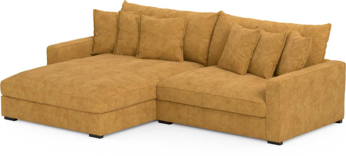 Rossi 2-sits soffa med schäslong XL vänster view 3