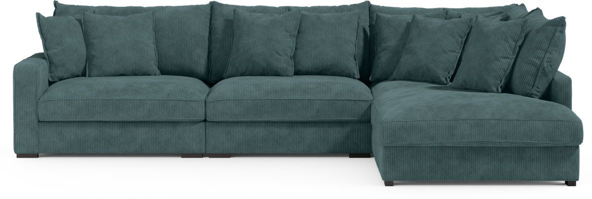 Rossi 3-sits soffa med divan höger