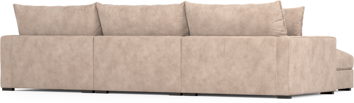 Rossi 3-sits soffa med schäslong vänster view 4