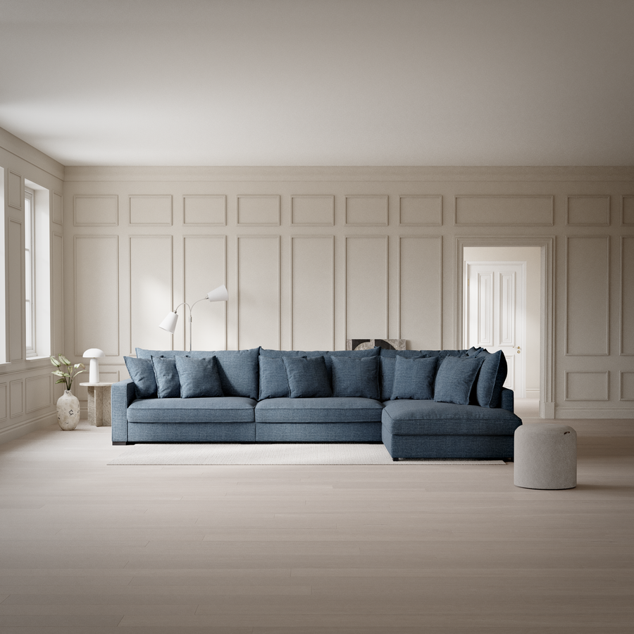 Rossi 4-sits soffa med divan höger view 5