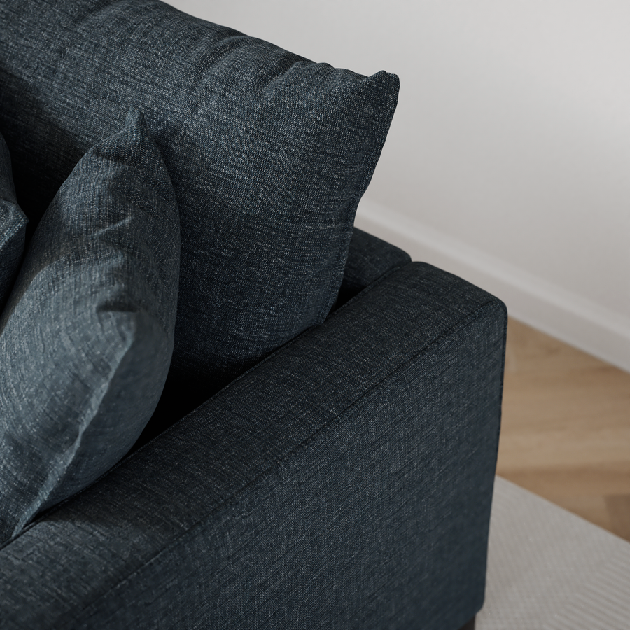 Rossi 4-sits soffa med divan höger view 7