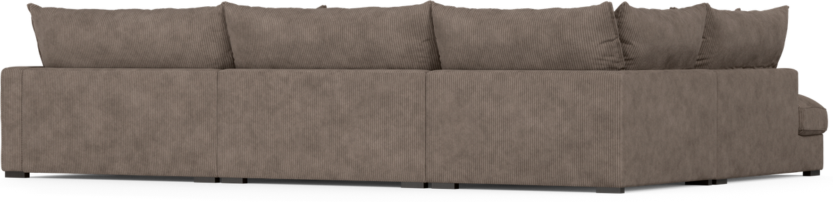 Rossi 4-sits soffa med divan vänster view 4