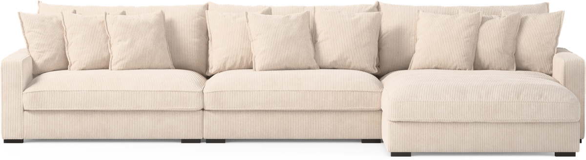 Rossi 4-sits soffa med schäslong XL höger