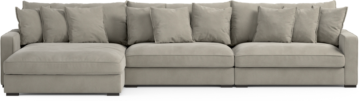 Rossi 4-sits soffa med schäslong XL vänster