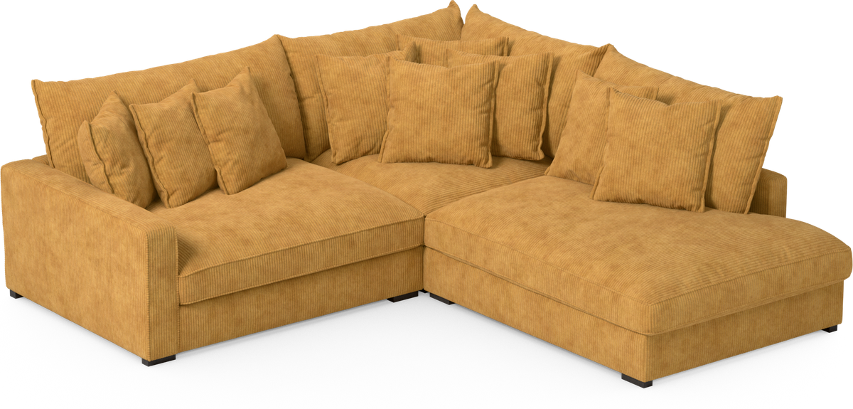 Rossi 2-sits soffa med divan höger view 2