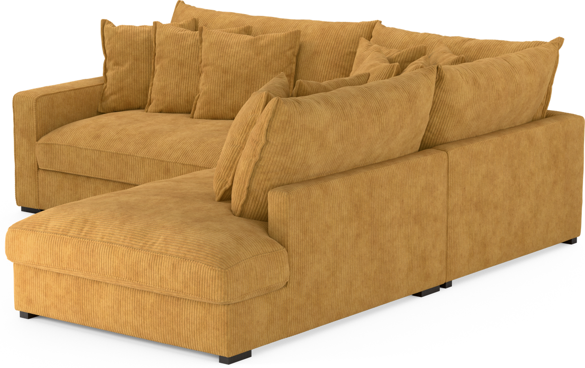 Rossi 2-sits soffa med divan höger view 3