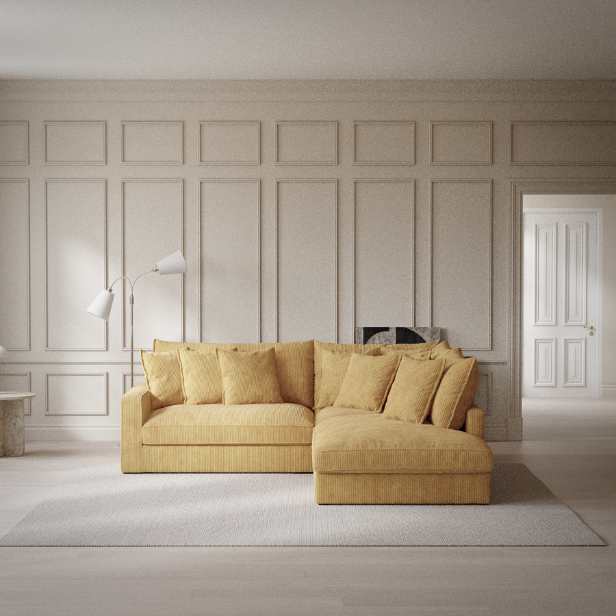 Rossi 2-sits soffa med divan höger view 5