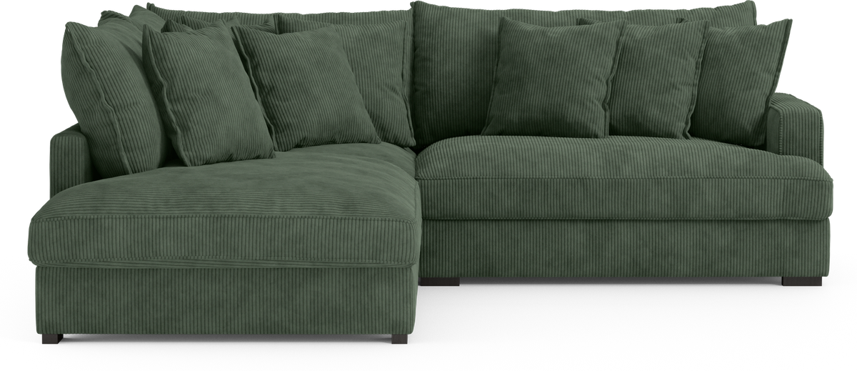 Rossi 2-sits soffa med divan vänster