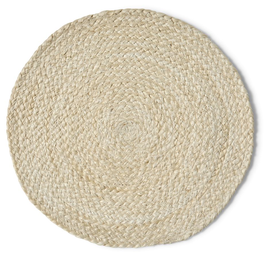 Jute Tablett i flätad jute