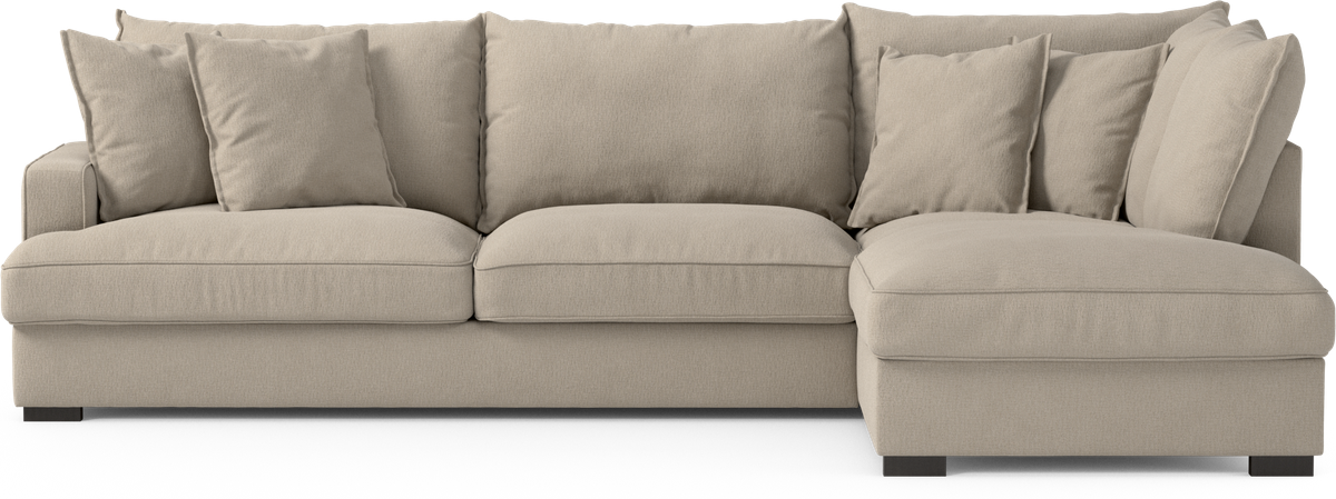 Mila 3-sits soffa med divan höger