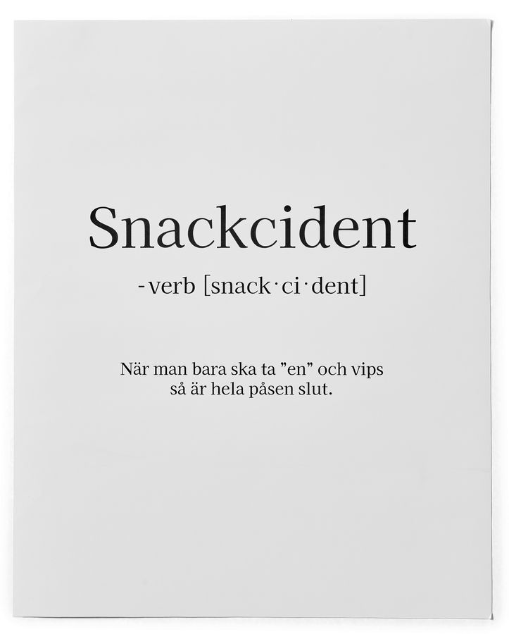 Snackcident Poster