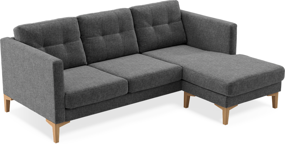 Rio 3-sits soffa med schäslong höger view 3