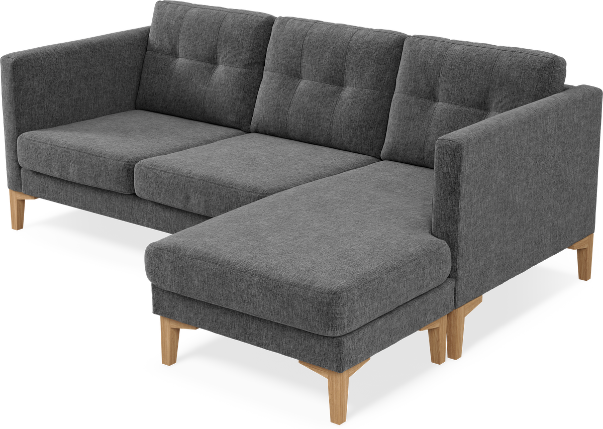 Rio 3-sits soffa med schäslong höger view 4