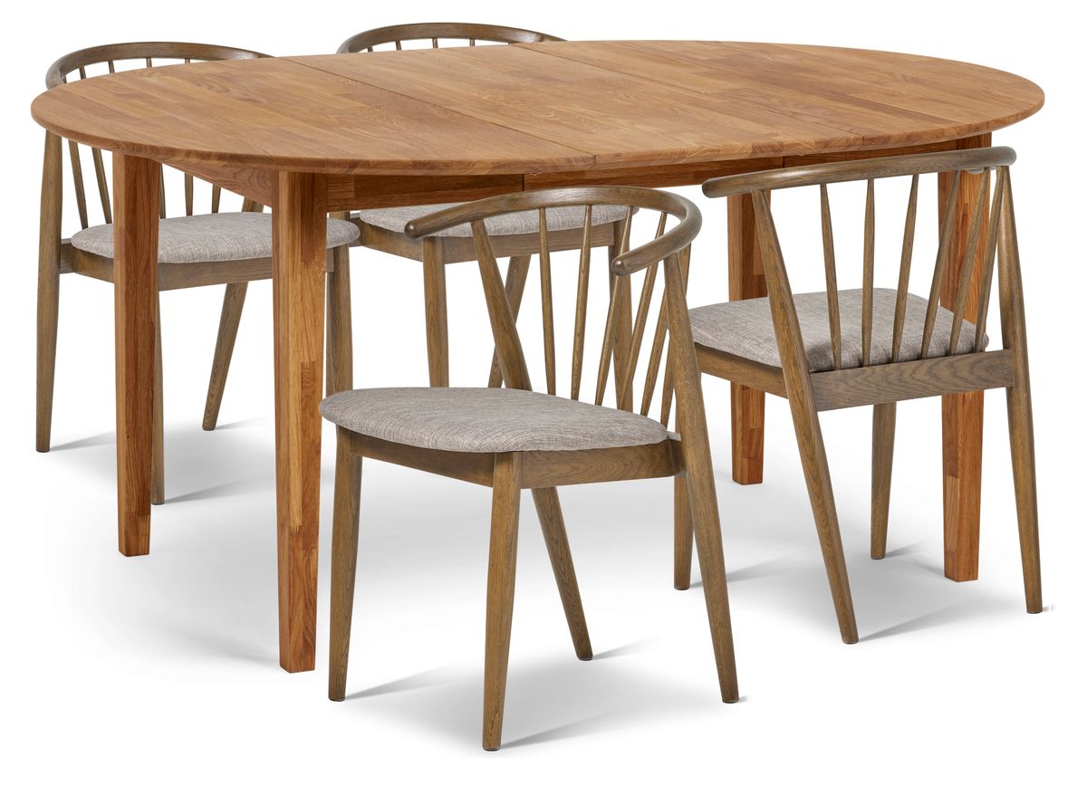 Ekerö Matgrupp med 4 stolar Sixten view 2